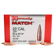 Load image into Gallery viewer, 22 Cal .224 68 Gr Bthp Match-500