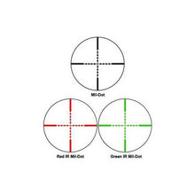 Load image into Gallery viewer, 1-4x28,30mm Tube,ir Glass,mil Dot Reticle