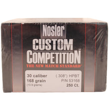 Load image into Gallery viewer, 30cal 168gr Cstcmp Hpbt  (250 Ct)