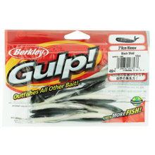 Load image into Gallery viewer, Gmi3-bs Gulp Mnow Black Shad 3in 04
