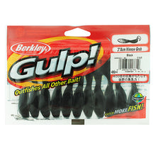 Load image into Gallery viewer, Gmig3-bl Gulp Minnow Grub 3in Black 02