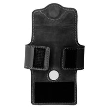 Load image into Gallery viewer, Adjustable Cell Phone Holster Leather Blk