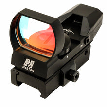Load image into Gallery viewer, Red Reflex Sight-4 Reticles-qr Mnt-blk