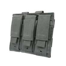 Load image into Gallery viewer, Vism Triple Pistol Mag Pouch-urban Gray