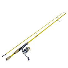 Load image into Gallery viewer, Eagleclaw Fthrlght 6bb Spincombo 6' Ylw
