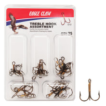 Load image into Gallery viewer, Treble Hook Assortment Clam 25pcs