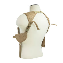 Load image into Gallery viewer, Vism Ambi Horizontal Shoulder Holster-tan