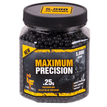 Load image into Gallery viewer, Maximum Precision 6mm Bb Blk .25g -5000