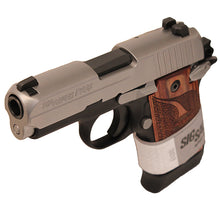 Load image into Gallery viewer, P938 Sas 9mm Two-tone Sig Ns Woodgrip 7rd