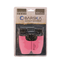 Load image into Gallery viewer, 10x25 Pink Porro Binoculars, Blue Lens,cp