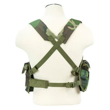Load image into Gallery viewer, Vism By Ncstar Ak Chest Rig-woodland Camo