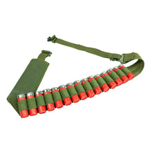 Load image into Gallery viewer, Shotgun Bandolier-sling W-swivels-green