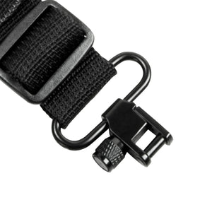 1" Lockable Sling Swivel (pair)-black