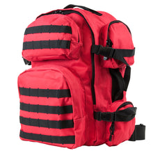 Load image into Gallery viewer, Vism Tactical Backpack-red W-black Trim