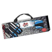 Load image into Gallery viewer, Cuda 6 Pc Knife And Sharpener Set W-case