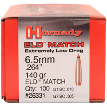 Load image into Gallery viewer, 6.5mm .264 140gr Eld-m -100