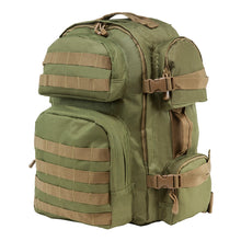 Load image into Gallery viewer, Vism Tactical Backpack-green W- Tan Trim