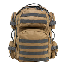 Load image into Gallery viewer, Vism Tactical Backpack-tan-urban Gry Trim