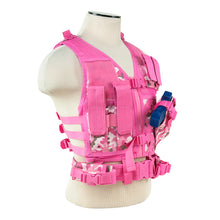Load image into Gallery viewer, Vism Tactical Vest-pink Camo Xs-s