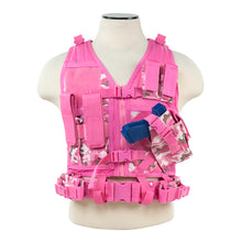 Load image into Gallery viewer, Vism Tactical Vest-pink Camo Xs-s