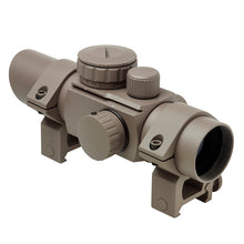 Load image into Gallery viewer, 1x30 Tan T-style Red Dot Sght-red&amp;grn Ill