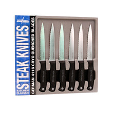 Load image into Gallery viewer, Six Steak Knife Set (kitchen Classics)
