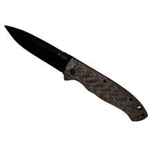 Load image into Gallery viewer, Vega-440c-blk Ti, Folder, Textile Micarta