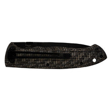 Load image into Gallery viewer, Vega-440c-blk Ti, Folder, Textile Micarta