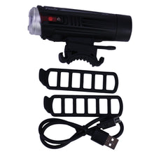 Load image into Gallery viewer, Bc21r Led Bike Light W-battery, Blk-slv