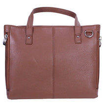 Load image into Gallery viewer, Cargo Pocket Cowhide Tote Camel