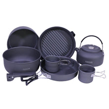 Load image into Gallery viewer, Ndur 9 Piece Cookware Mess Kit W-kettle