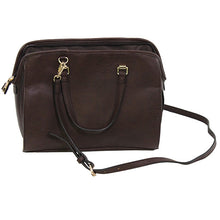 Load image into Gallery viewer, Satchel Style Purse W-holster Chocobrown