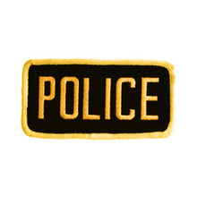 Load image into Gallery viewer, Police Blk-gld,s,2.25x4.25" Vlcr-molle,pb