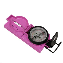 Load image into Gallery viewer, Compass,lensatic,trit, Breast Cancer,pink