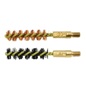 .30 Cal Bore Brush 2 Pack(1 Nylon-1 Brnz)