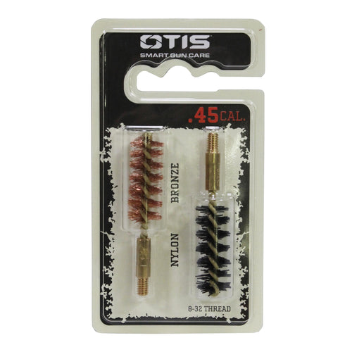 .45 Cal Bore Brush 2 Pack(1 Nylon-1 Brnz)