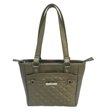 Load image into Gallery viewer, Concealed Carry Quilted Tote- Urban Gray