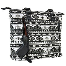 Load image into Gallery viewer, Vism Concealed Carry Printed Tote- Black