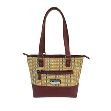 Load image into Gallery viewer, Vism Concealed Carry Woven Tote- Burgundy