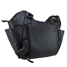 Load image into Gallery viewer, Vism Concealed Carry Hobo Bag Large- Blk