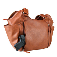 Load image into Gallery viewer, Vism Concealed Carry  Hobo Bag Large- Brn