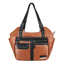 Load image into Gallery viewer, Concealed Carry  Hobo Bag Large-brn W-blk