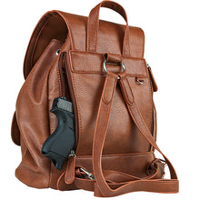 Load image into Gallery viewer, Vism Concealed Carry Womens Backpack- Brn