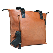 Load image into Gallery viewer, Vism Concealed Carry Tote Bag-brown W-blk