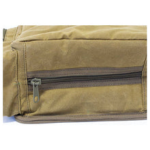 Load image into Gallery viewer, Shell Bag With Belt - Brown Waxed Canvas