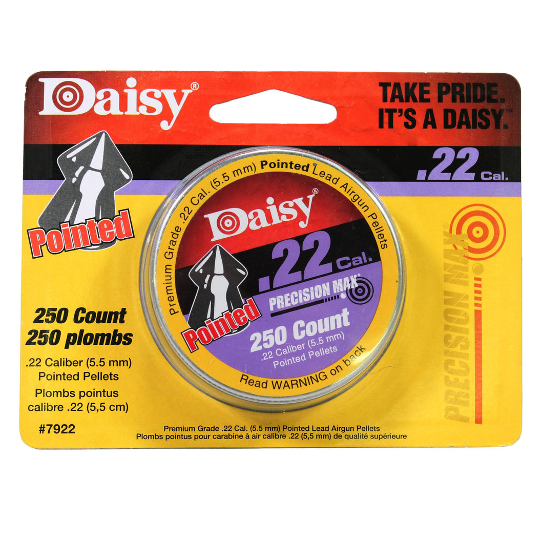 .22 Cal. Pointed Pellets - 250 Tin