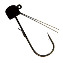 Load image into Gallery viewer, Power Fins Shroomz Weedless 1-5oz3pk Blk