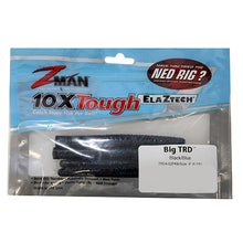 Load image into Gallery viewer, Big Trd 4" Blk-blue Flake6pk