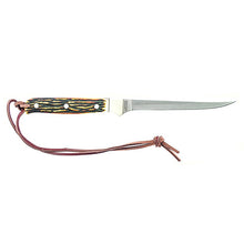 Load image into Gallery viewer, Walleye Fillet Knife W-sheath,trapped