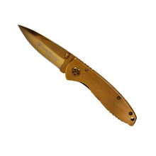 Load image into Gallery viewer, Exec Folder Gold Titanium Drop Pt Blde,bx